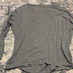 lululemon athletica Gray Long Sleeve Tee